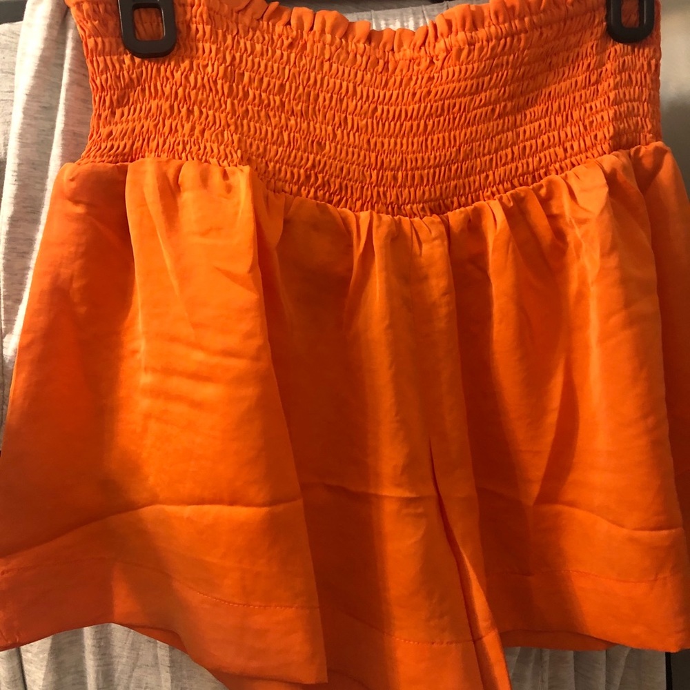 TCEC Orange HighWaist Shorts. NWT